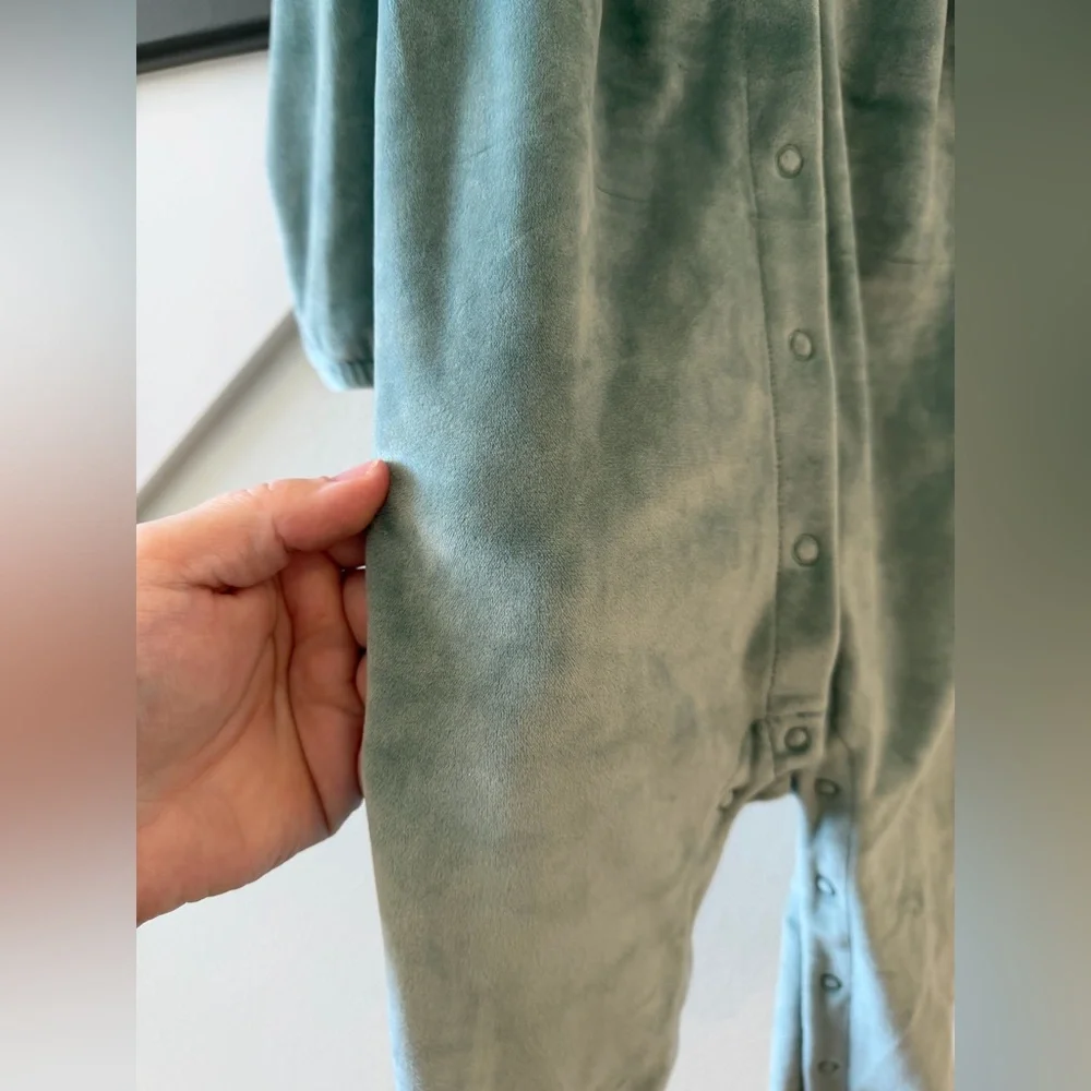 NWOT Carter's Soft Teal Cozy Footie